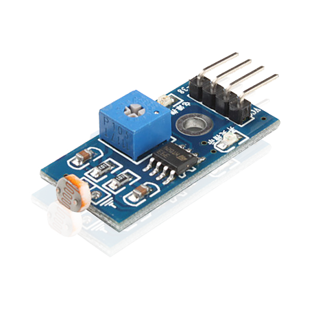 Modulo con fotoresistore e trimmer